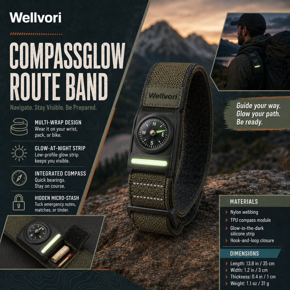 Wellvori™ CompassGlow Route Band