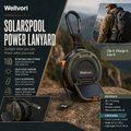 Wellvori™ SolarSpool Power Lanyard